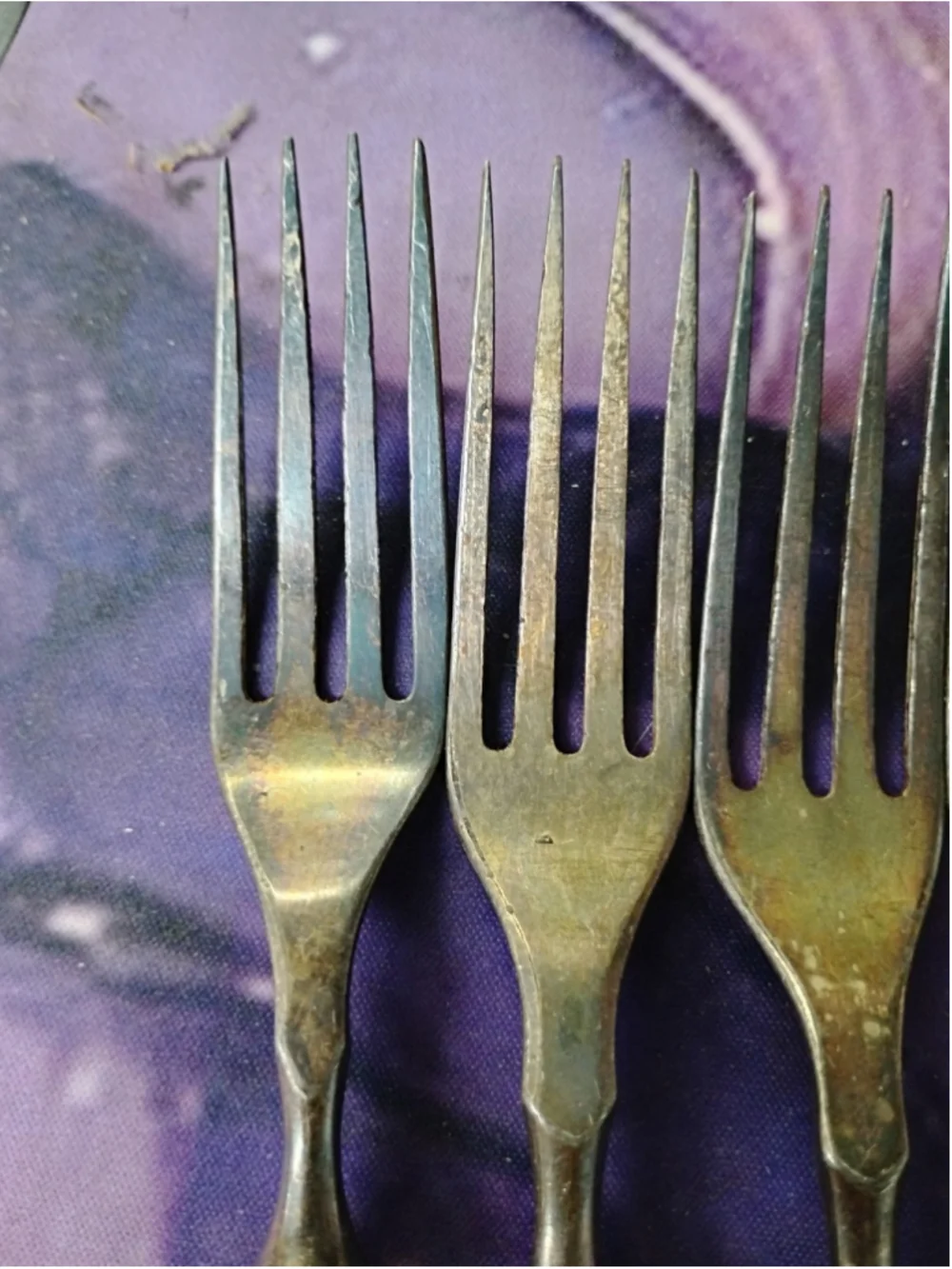 Antique Rogers & Bro. 12 Silver Plate Fork Waterbury Conn 7 3/4